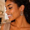 Sterling Silver Medium Hoop, Polished, Silver Finish, 02.395.0039.40