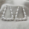 Sterling Silver Medium Hoop, Polished, Silver Finish, 02.395.0039.40