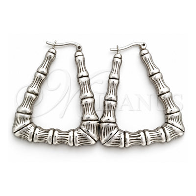 Sterling Silver Medium Hoop, Polished, Silver Finish, 02.395.0039.40