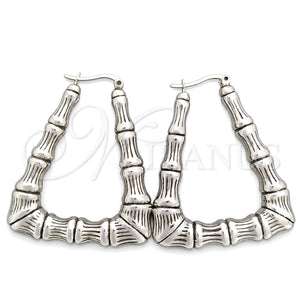 Sterling Silver Medium Hoop, Polished, Silver Finish, 02.395.0039.40