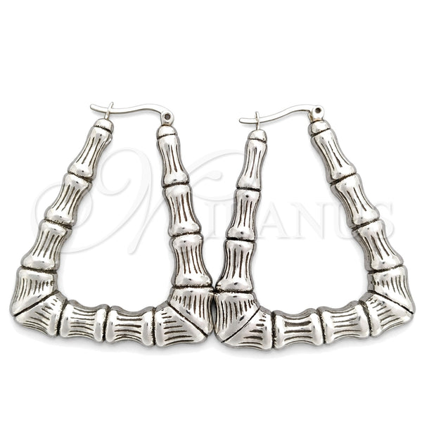 Sterling Silver Medium Hoop, Polished, Silver Finish, 02.395.0039.40