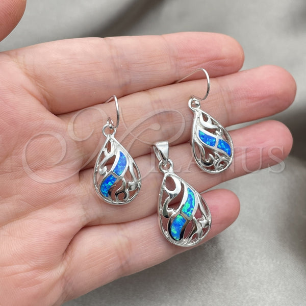 Sterling Silver Ring — Earring and Pendant Adult Set Teardrop and Filigree — alternate product view — SKU 147582 | Plata 925 anillo — Earring and Pendant Adult Set Teardrop and Filigree — SKU 147582