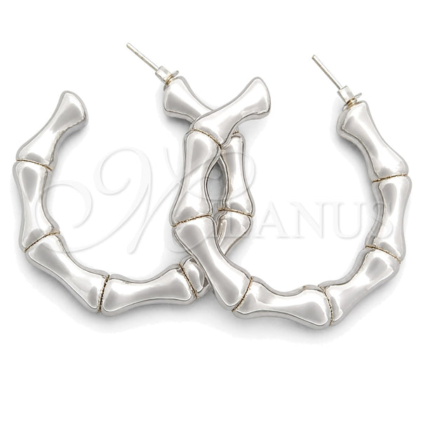 Sterling Silver Medium Hoop, Polished, Silver Finish, 02.395.0045.40 for wholesale, main product view