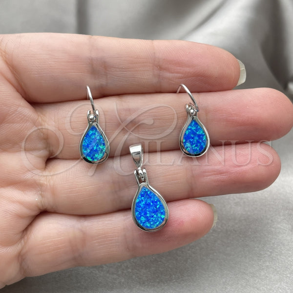 Sterling Silver Ring — Earring and Pendant Adult Set Teardrop Design Polished — alternate product view — SKU 147588 | Plata 925 anillo — Earring and Pendant Adult Set Teardrop diseño pulido — SKU 147588
