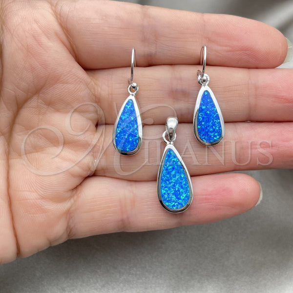 Sterling Silver Ring — Earring and Pendant Adult Set Teardrop Design with — alternate product view — SKU 147590 | Plata 925 anillo — Earring and Pendant Adult Set Teardrop diseño with — SKU 147590