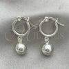 Sterling Silver Small Hoop, Polished, Silver Finish, 02.395.0041.20
