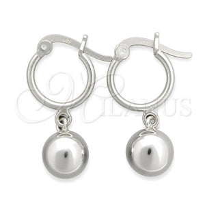 Sterling Silver Small Hoop, Polished, Silver Finish, 02.395.0041.20