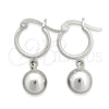 Sterling Silver Small Hoop, Polished, Silver Finish, 02.395.0041.20