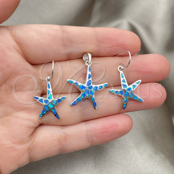 Sterling Silver Ring — Earring and Pendant Adult Set Star Design with — alternate product view — SKU 147592 | Plata 925 anillo — Earring and Pendant Adult Set estrella diseño with — SKU 147592