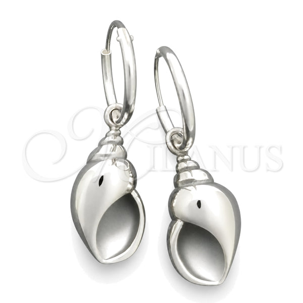 Sterling Silver Small Hoop, Polished, Silver Finish, 02.395.0042.20