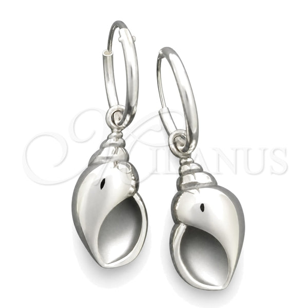 Sterling Silver Small Hoop, Polished, Silver Finish, 02.395.0042.20