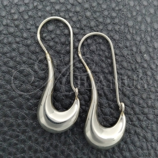 Sterling Silver Hoop Earrings — Medium Hoop Polished 02. — main product view — SKU 147599 | Plata 925 aretes de aro — Medium Hoop pulido 02. — SKU 147599