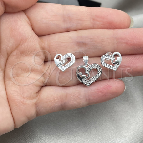 Sterling Silver Ring — Earring and Pendant Adult Set Polished 10. — alternate product view — SKU 147608 | Plata 925 anillo — Earring and Pendant Adult Set pulido 10. — SKU 147608