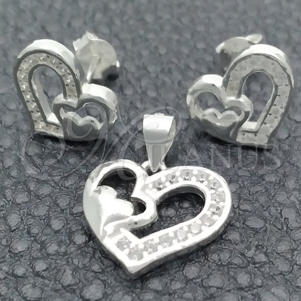 Sterling Silver Ring — Earring and Pendant Adult Set Polished 10. — main product view — SKU 147608 | Plata 925 anillo — Earring and Pendant Adult Set pulido 10. — SKU 147608