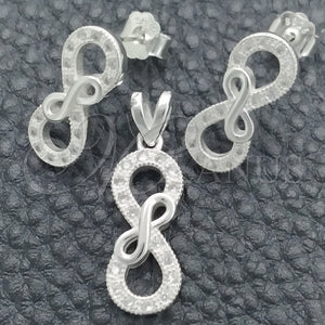 Sterling Silver Ring — Earring and Pendant Adult Set Polished 10. — main product view — SKU 147613 | Plata 925 anillo — Earring and Pendant Adult Set pulido 10. — SKU 147613