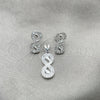 Sterling Silver Earring and Pendant Adult Set, Polished, Silver Finish, 10.398.0008