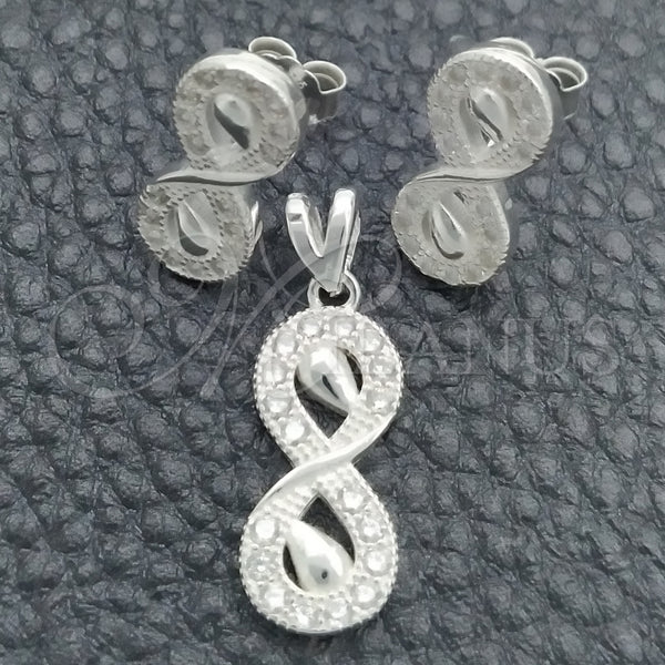 Sterling Silver Ring — Earring and Pendant Adult Set Polished 10. — main product view — SKU 147617 | Plata 925 anillo — Earring and Pendant Adult Set pulido 10. — SKU 147617