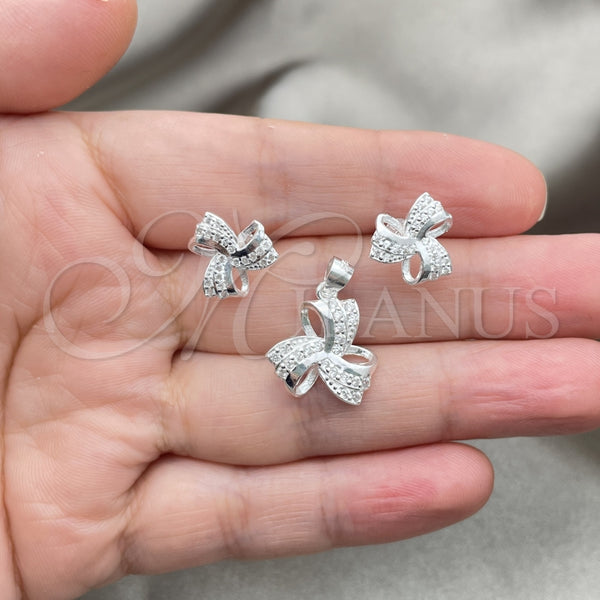 Sterling Silver Ring — Earring and Pendant Adult Set Polished 10. — alternate product view — SKU 147619 | Plata 925 anillo — Earring and Pendant Adult Set pulido 10. — SKU 147619