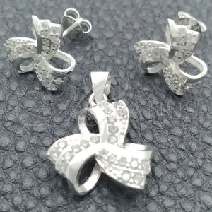 Sterling Silver Ring — Earring and Pendant Adult Set Polished 10. — main product view — SKU 147619 | Plata 925 anillo — Earring and Pendant Adult Set pulido 10. — SKU 147619