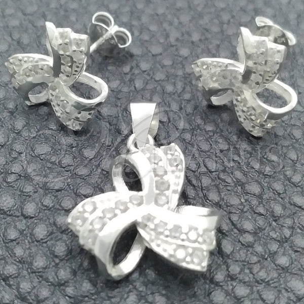 Sterling Silver Ring — Earring and Pendant Adult Set Polished 10. — main product view — SKU 147619 | Plata 925 anillo — Earring and Pendant Adult Set pulido 10. — SKU 147619