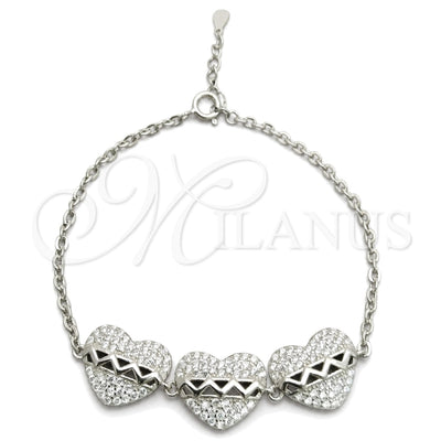 Plateada Plata Esterlina Pulsera, vista principal del producto de Plata 925 por Mayoreo, vista principal del producto