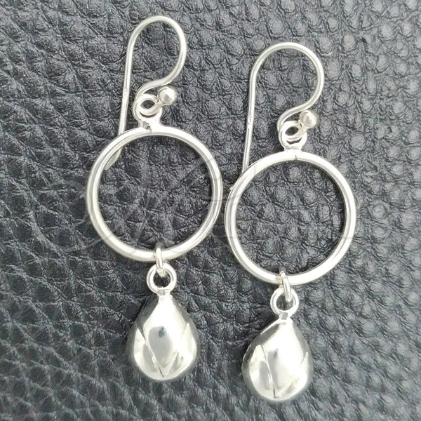 Sterling Silver Ring — Long Earring Teardrop Design Polished 02. — main product view — SKU 147681 | Plata 925 anillo — Long Earring Teardrop diseño pulido 02. — SKU 147681