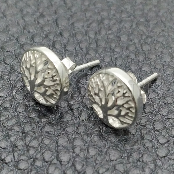 Sterling Silver Ring — Stud Earring Tree Design Polished 02. — alternate product view — SKU 147690 | Plata 925 anillo — Stud Earring Tree diseño pulido 02. — SKU 147690