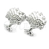 Sterling Silver Stud Earring, Tree Design, Polished, Silver Finish, 02.399.0009