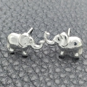 Sterling Silver Ring — Stud Earring Elephant Design Polished 02. — main product view — SKU 147695 | Plata 925 anillo — Stud Earring Elephant diseño pulido 02. — SKU 147695