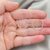 Sterling Silver Small Hoop, Polished, Silver Finish, 02.399.0010.15