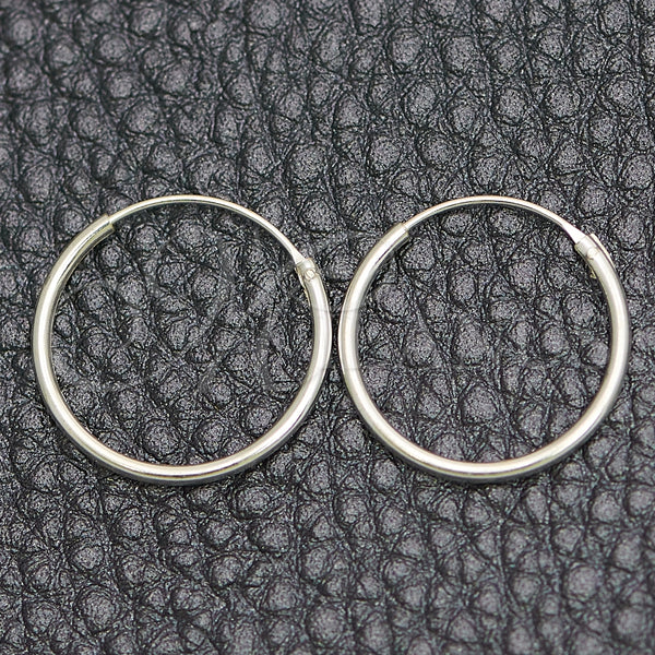 Sterling Silver Small Hoop, Polished, Silver Finish, 02.399.0010.15