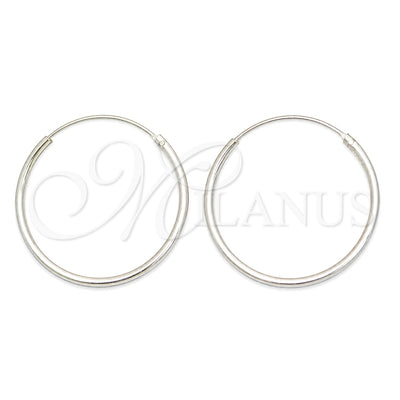 Sterling Silver Small Hoop, Polished, Silver Finish, 02.399.0010.20 for wholesale, main product view