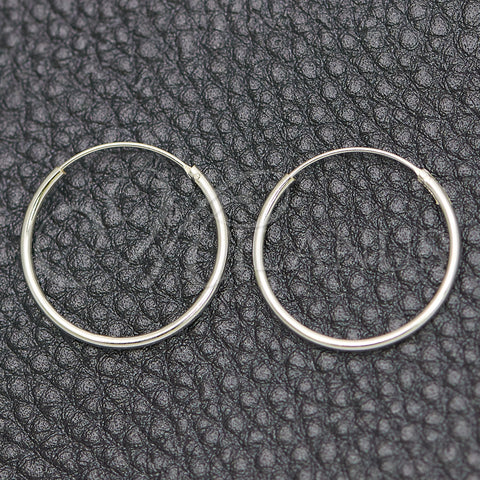 Sterling Silver Small Hoop, Polished, Silver Finish, 02.399.0010.20
