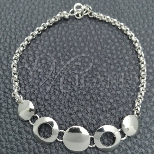 Sterling Silver Bracelet — Fancy Bracelet Ball Design Polished 03. 02 MM — main product view — SKU 147726 | Plata 925 brazalete — elegante Bracelet Ball diseño pulido 03. 02 MM — SKU 147726