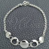 Sterling Silver Fancy Bracelet, Ball Design, Polished, Silver Finish, 03.399.0001.07 (02 MM Thickness, 7 Inches Length)