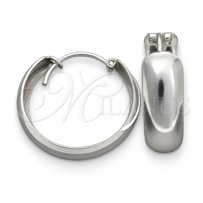 Sterling Silver Small Hoop, Polished, Silver Finish, 02.399.0019.20