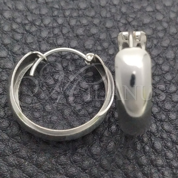 Sterling Silver Hoop Earrings — Small Hoop Polished 02. — main product view — SKU 147730 | Plata 925 aretes de aro — Small Hoop pulido 02. — SKU 147730