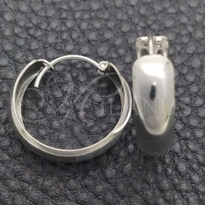 Sterling Silver Hoop Earrings — Small Hoop Polished 02. — main product view — SKU 147730 | Plata 925 aretes de aro — Small Hoop pulido 02. — SKU 147730