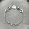 Sterling Silver Fancy Bracelet, Expandable Bead Design, Polished, Silver Finish, 03.399.0003.07 (02 MM Thickness, 7 Inches Length)