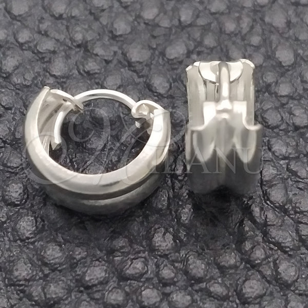 Sterling Silver Hoop Earrings — Small Hoop Polished 02. — main product view — SKU 147732 | Plata 925 aretes de aro — Small Hoop pulido 02. — SKU 147732