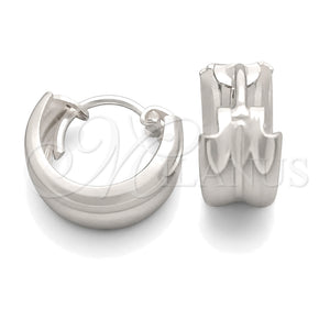 Sterling Silver Small Hoop, Polished, Silver Finish, 02.399.0020.10