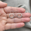 Sterling Silver Small Hoop, Polished, Silver Finish, 02.399.0020.14