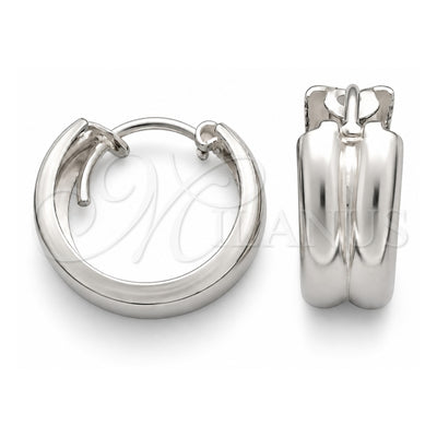 Sterling Silver Small Hoop, Polished, Silver Finish, 02.399.0020.14
