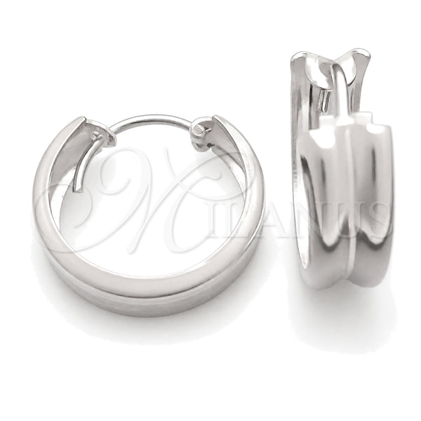 Sterling Silver Small Hoop, Polished, Silver Finish, 02.399.0020.16