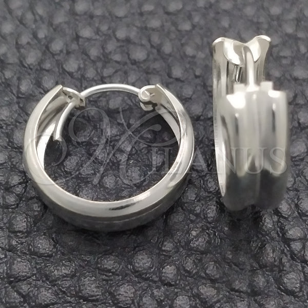 Sterling Silver Hoop Earrings — Small Hoop Polished 02. — main product view — SKU 147735 | Plata 925 aretes de aro — Small Hoop pulido 02. — SKU 147735
