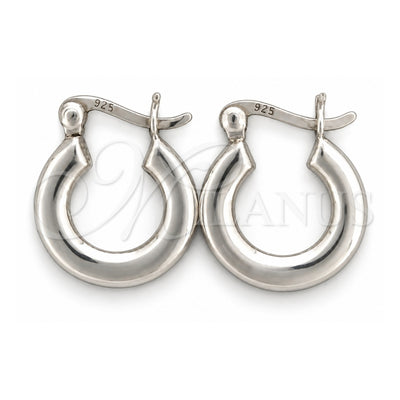 Sterling Silver Small Hoop, Polished, Silver Finish, 02.399.0023.10