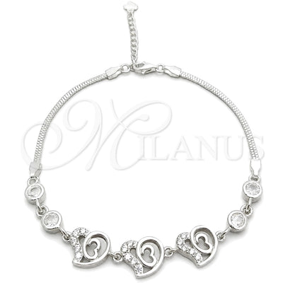 Plateada Plata Esterlina Pulsera, vista principal del producto de Plata 925 por Mayoreo, vista principal del producto