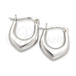 Sterling Silver Small Hoop, Polished, Silver Finish, 02.399.0025.10