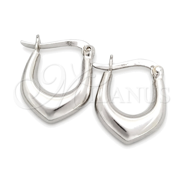 Sterling Silver Small Hoop, Polished, Silver Finish, 02.399.0025.10