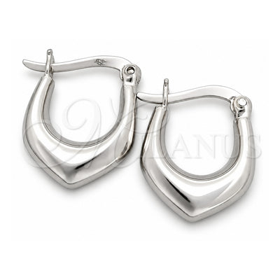 Sterling Silver Small Hoop, Polished, Silver Finish, 02.399.0025.10